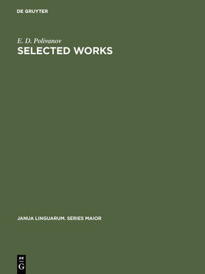 cover image of Selected Works